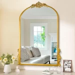 French Curve Arch Hanging Mirror