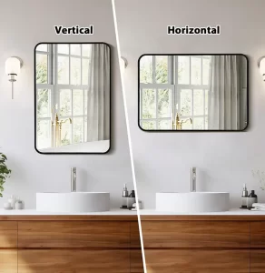 Custom Bathroom Mirror – Vanity Mirror Rounded Rectangle Mirror