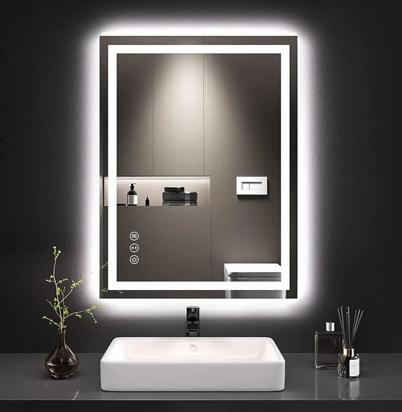 Custom LED Bathroom Mirror